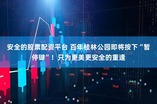 安全的股票配资平台 百年桂林公园即将按下“暂停键”！只为更美更安全的重逢